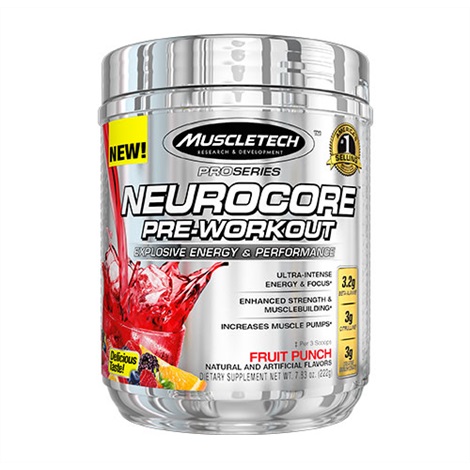 NEUROCORE Pre-Workout 50serv. Fruit Punch - MT