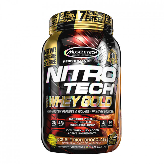 NITRO-TECH 100% Whey Gold 2.5lb - MT