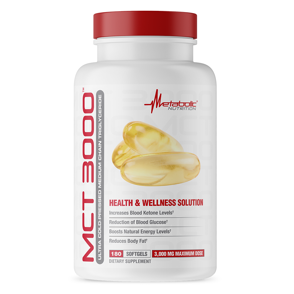 MCT 3000 180 softgels - Metabolic Nutrition