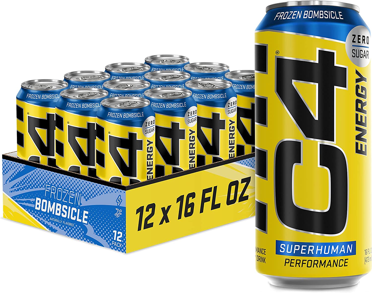 C4 Energy Carbonated 12x500ml (frozen bombsicle) - Cellucor