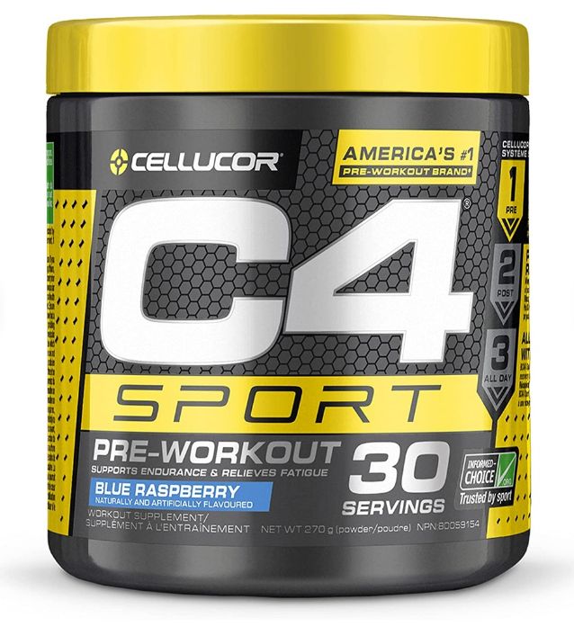 C4 SPORT Pre-Workout 30serv. (blue rasp.) - Cellucor