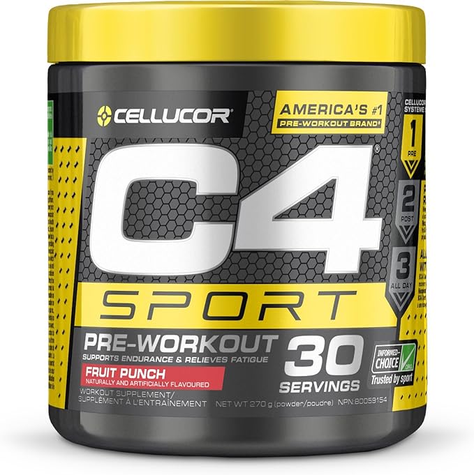 C4 SPORT Pre-Workout 30serv. (fruit punch) - Cellucor