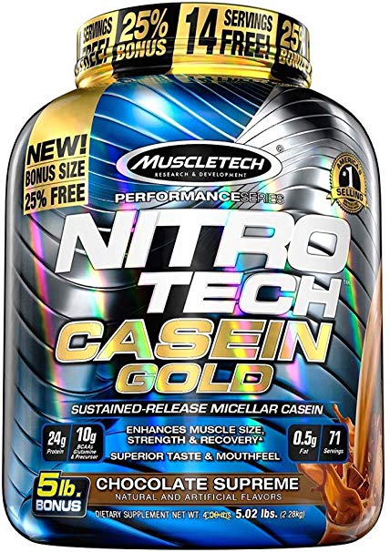 NITRO-TECH Casein Gold 5lb. choc. - MT