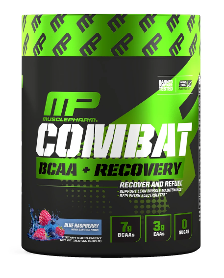 COMBAT BCAA + RECOVERY 30serv. blue rasp - MusclePharm