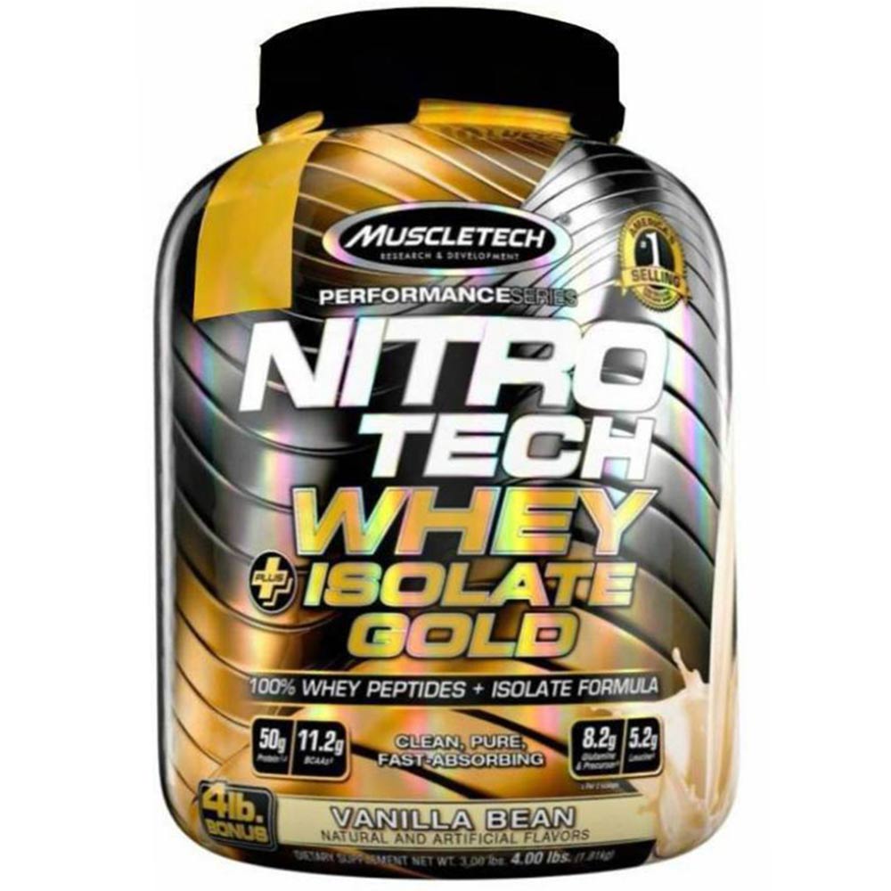 NITRO-TECH WHEY+ISOLATE GOLD 4lb Vanilla - MT