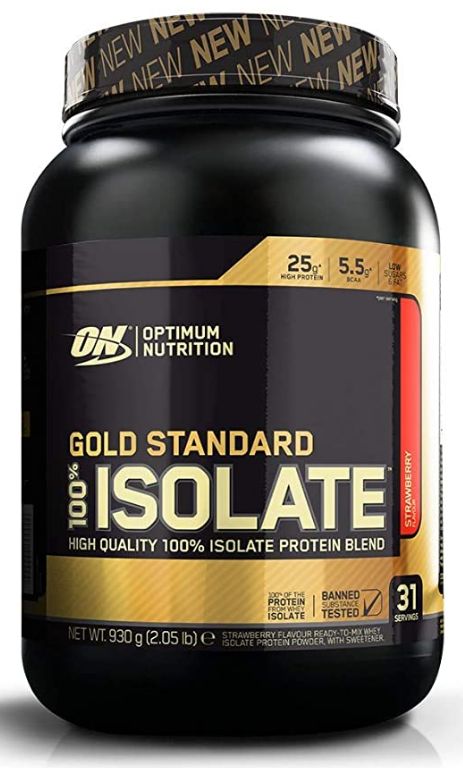 GOLD STANDARD 100% ISOLATE 930g strawberry - ON