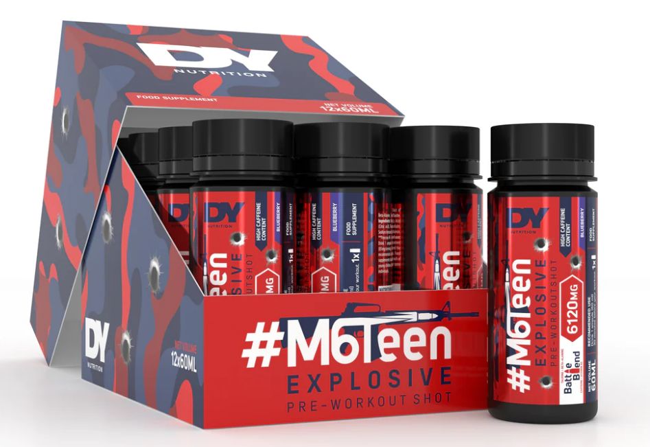 Pre-Workout #M6Teen Liquid 12x60ml blueberry - DY Nutrition