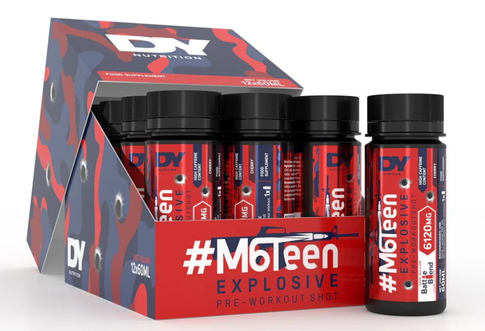 Pre-Workout #M6Teen Liquid 12x60ml cherry - DY Nutrition