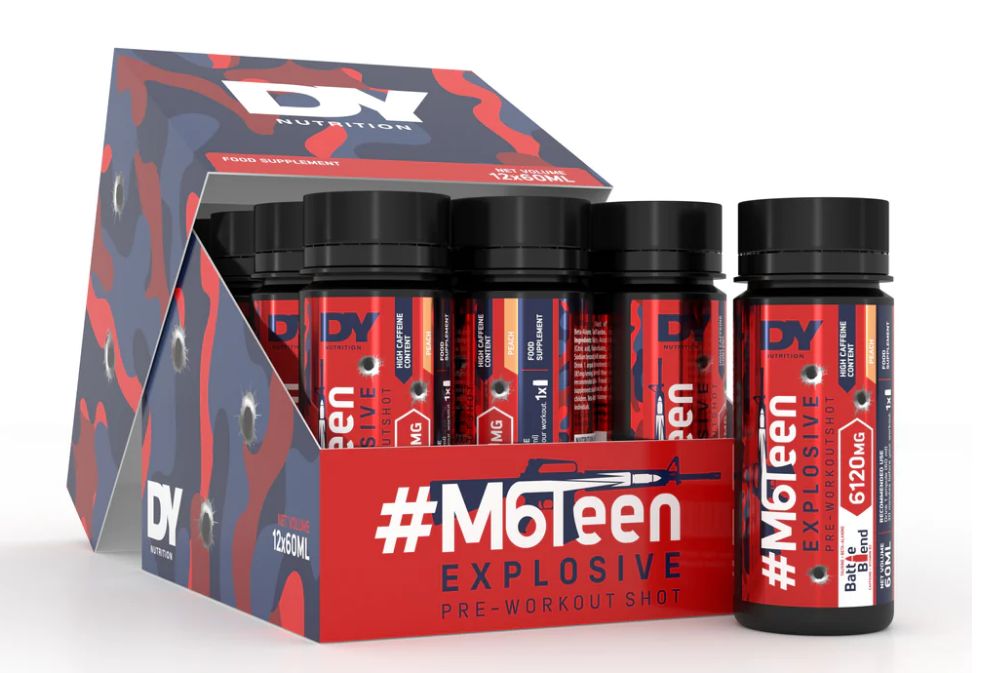 Pre-Workout #M6Teen Liquid 12x60ml peach - DY Nutrition