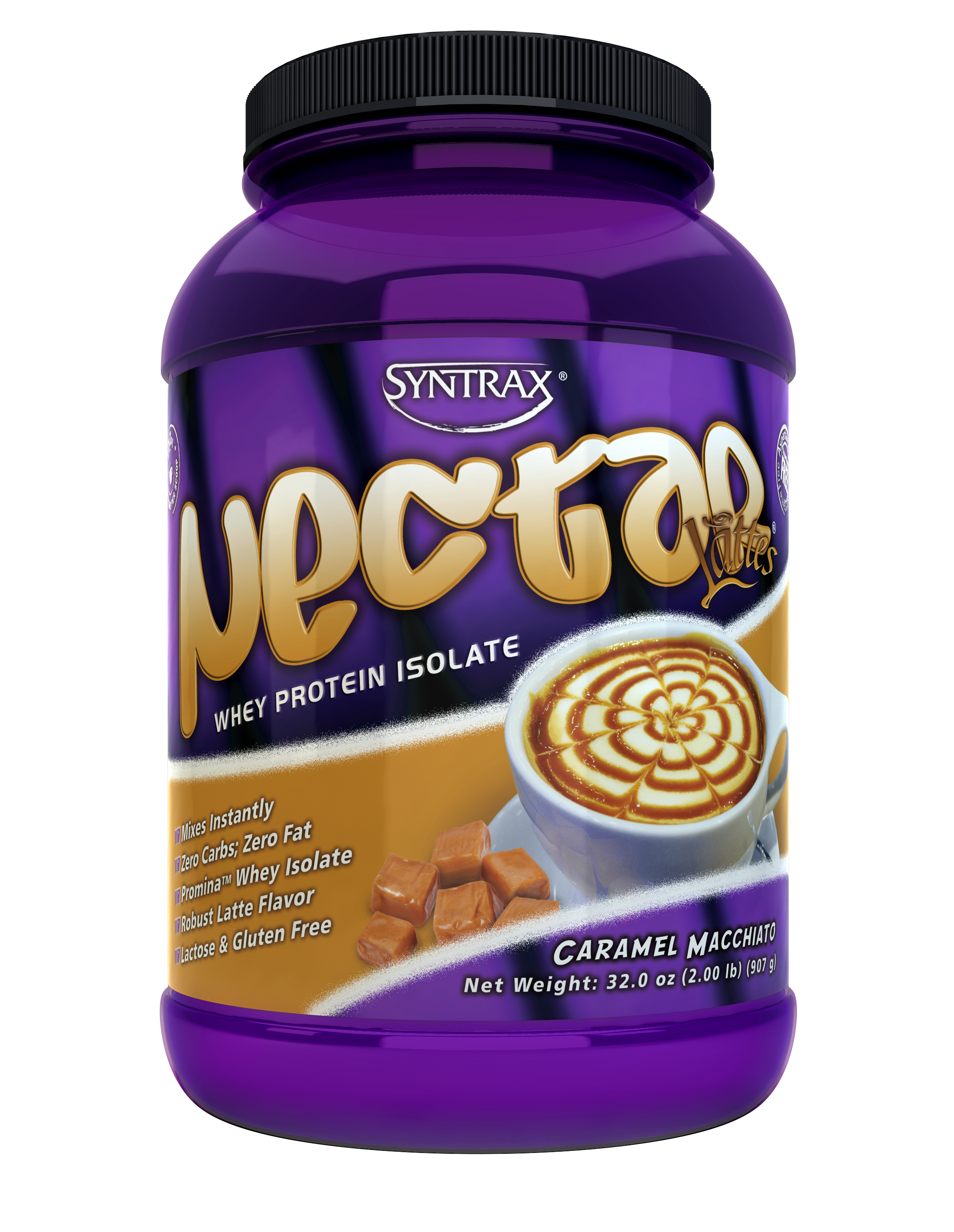 Syntrax Nectar Lattes - Caramel Macchiato 2 lb