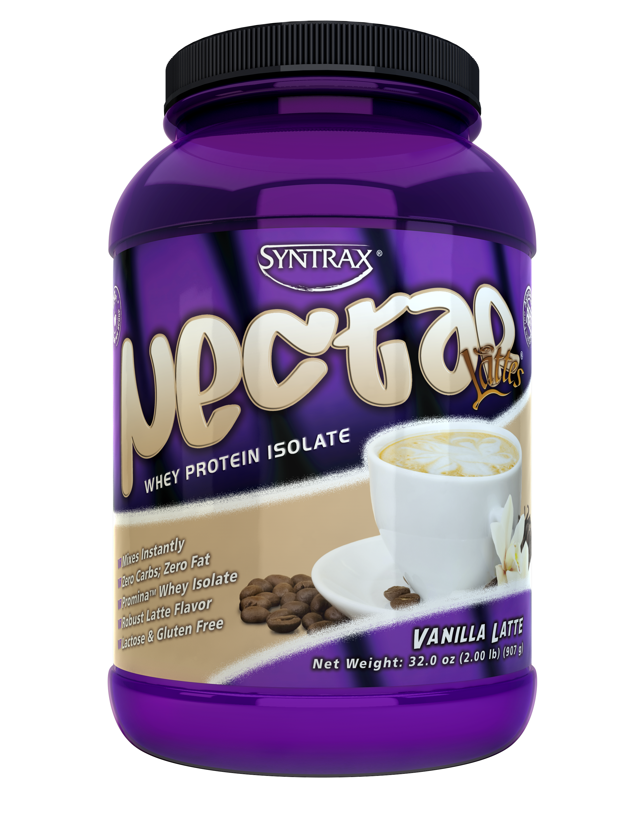 Syntrax Nectar Lattes - Vanilla Latte 2 lb