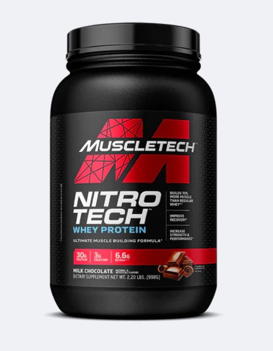 NITRO-TECH Whey Protein 2lbs chocolate - MuscleTech