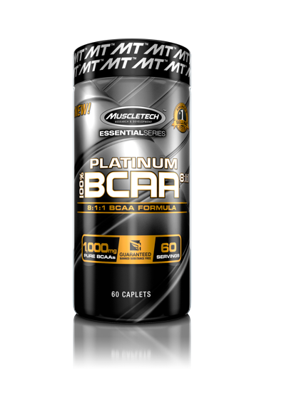 Platinum 100% BCAA 8:1:1 60 caplets - MuscleTech