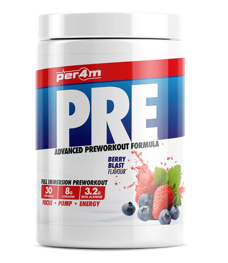 PRE WORKOUT STIM 570g (berry blast) - PER4M