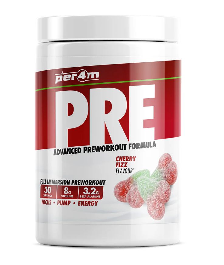 PRE WORKOUT STIM 570g (cherry fizz) - PER4M