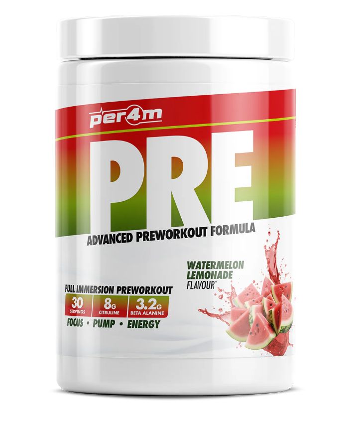 PRE WORKOUT STIM 570g (watermelon lemonade) - PER4M