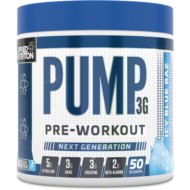 Pump 3G 375g icy blue raz - Applied Nutrition