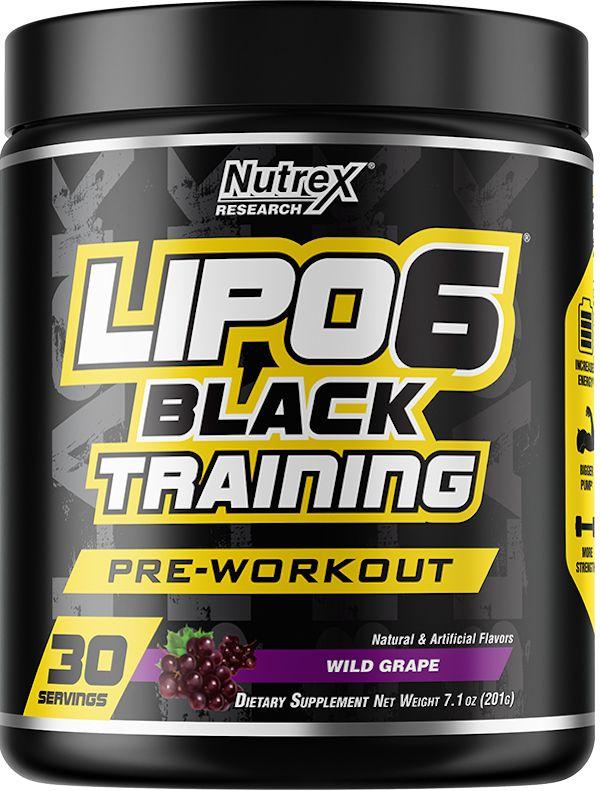 LIPO-6 Black Training 30serv. wild grape - NUTREX