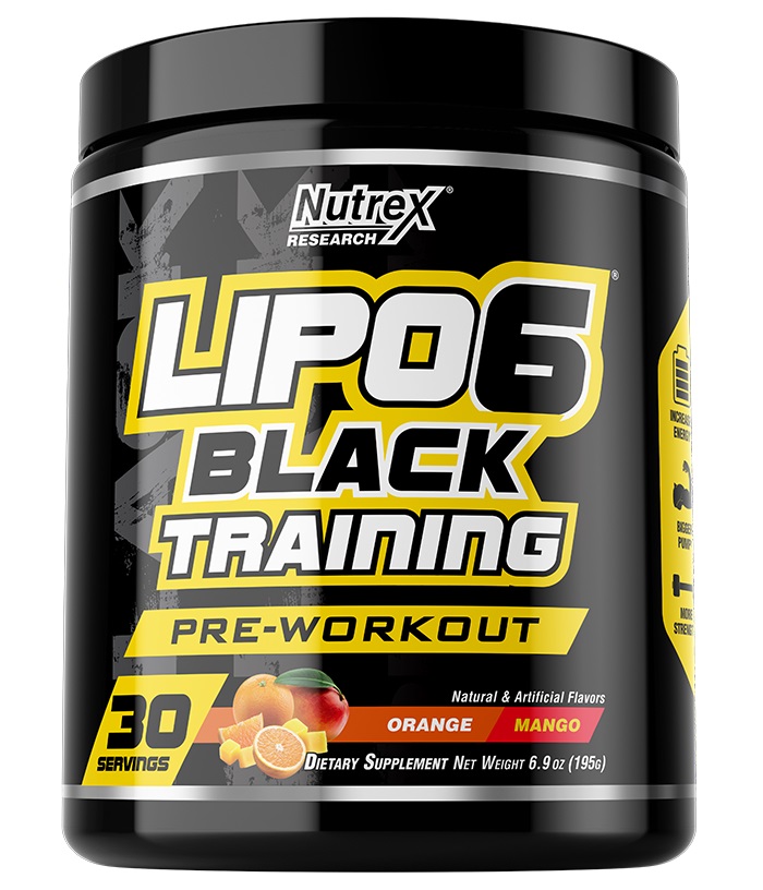 LIPO-6 Black Training 30serv. orange mango - NUTREX