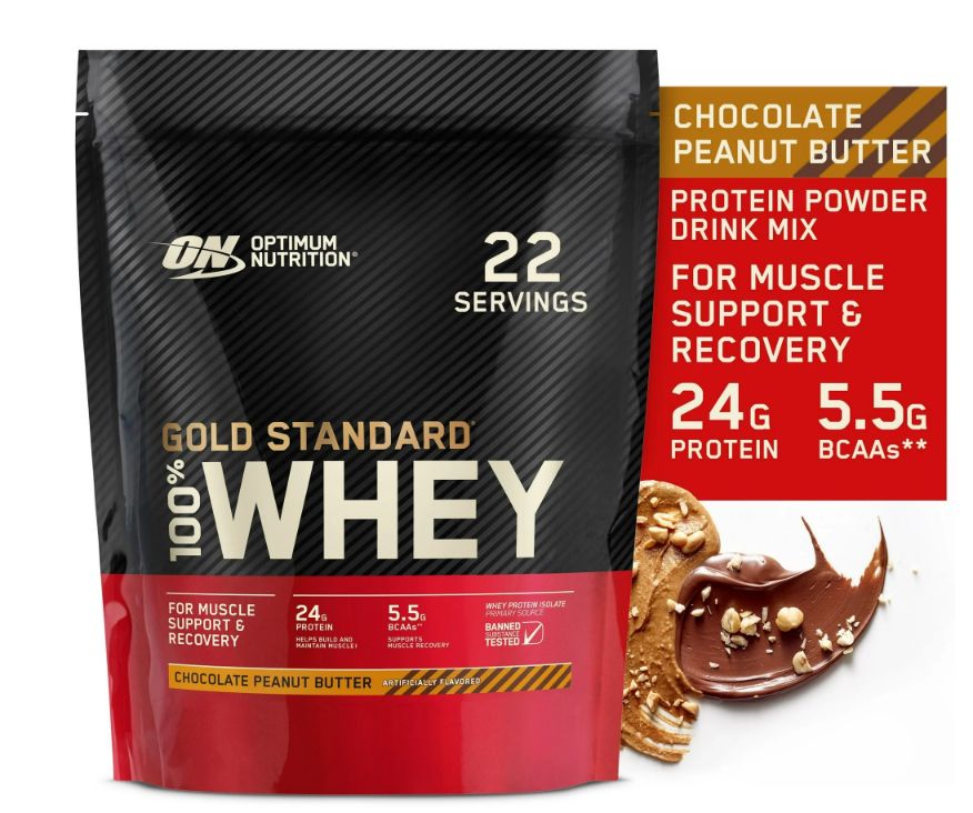 100% WHEY GOLD STANDARD Bag 1LB Banana - ON